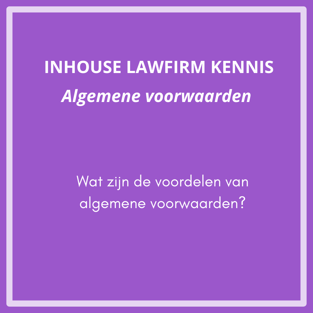 Algemene voorwaarden